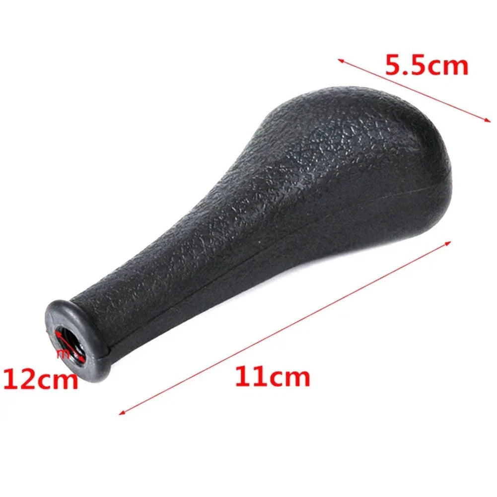 Shift Lever Head for Mercedes W123 W140 W201 W202 Black ABS