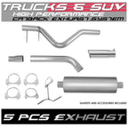 3" OD Exhaust Cat-Back System for Ram 1500 1998–2001 (3.9L, 5.2L, 5.9L)