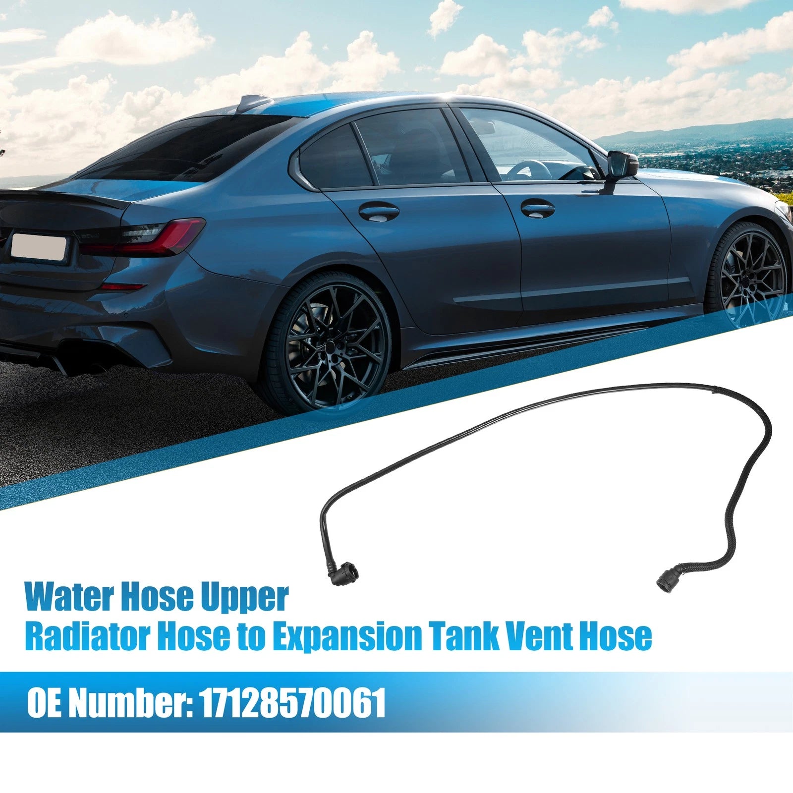Upper Radiator Hose for BMW 435i 328d 335i GT xDrive (2014–2016) No.17128570061