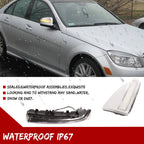Clear Chrome Side Mirror Turn Signal Light for Mercedes Benz W204 S204
