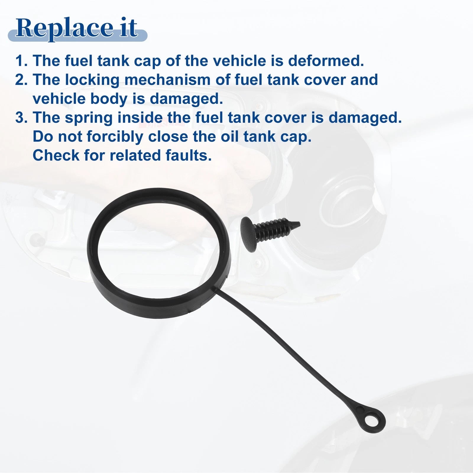 Fuel Tank Cap Tether Rope for Mercedes-Benz E320 (No.A2214700605)