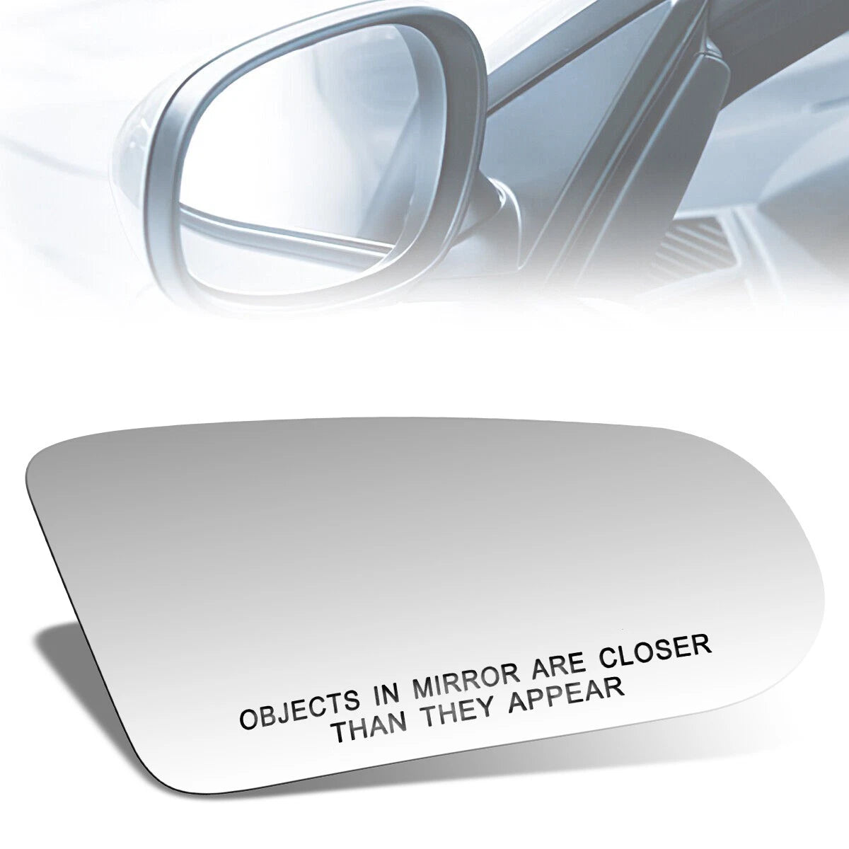 Side Door Mirror Glass for Saturn SC SL SW (1991–1996) Right Convex Lens