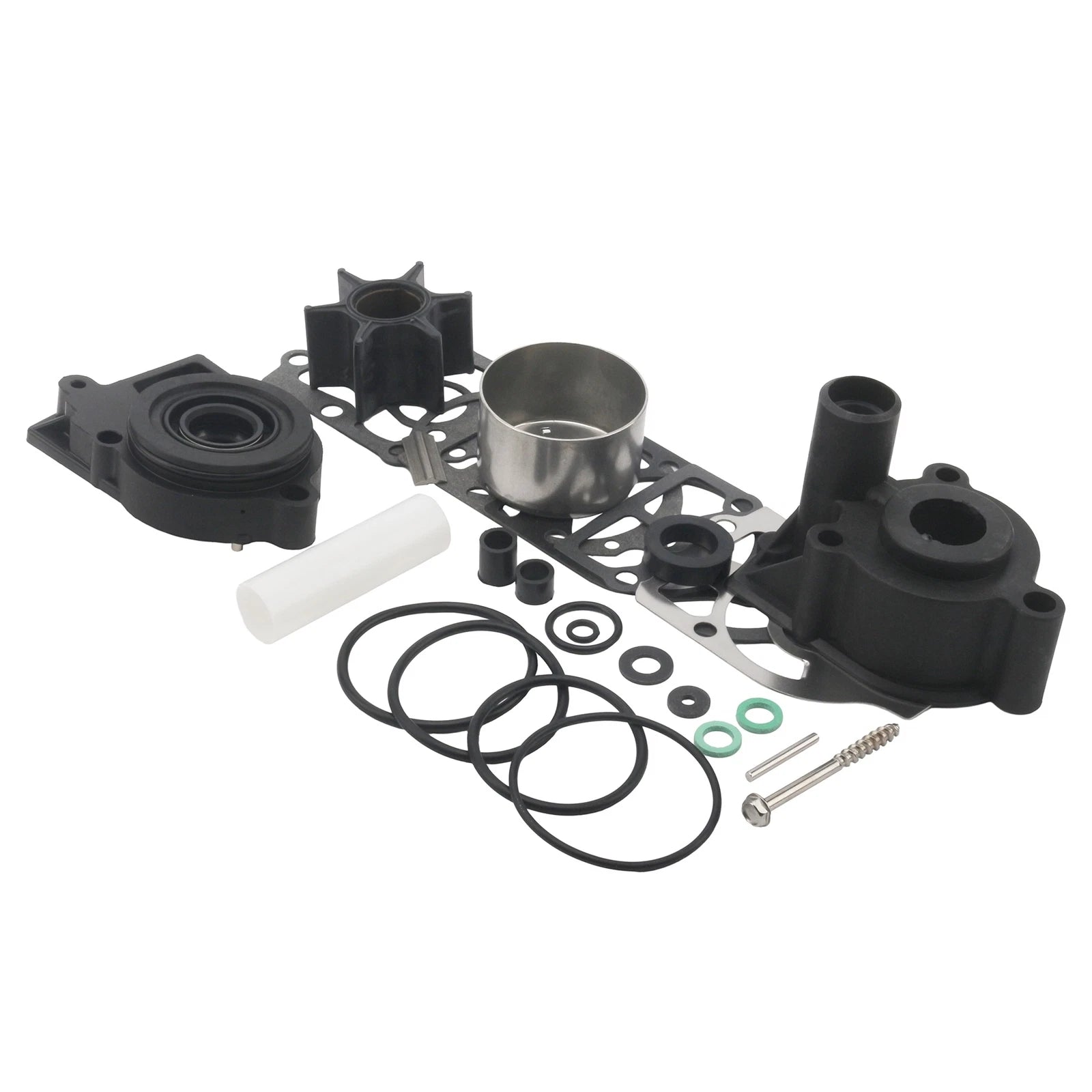 Water Pump Impeller Kit 46-96148A5 for Mercruiser Mercury 150/175/200HP (2-Stroke)