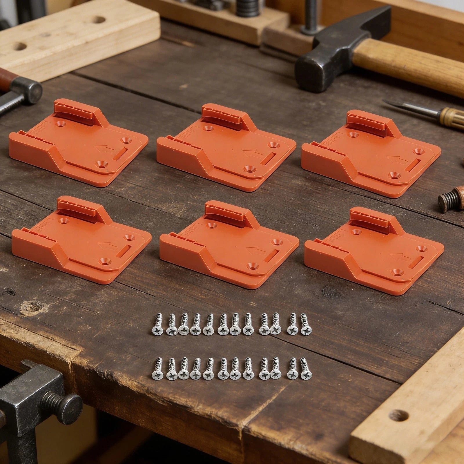 Battery Hanger for Garage Organization (Wall-mounted Clip)