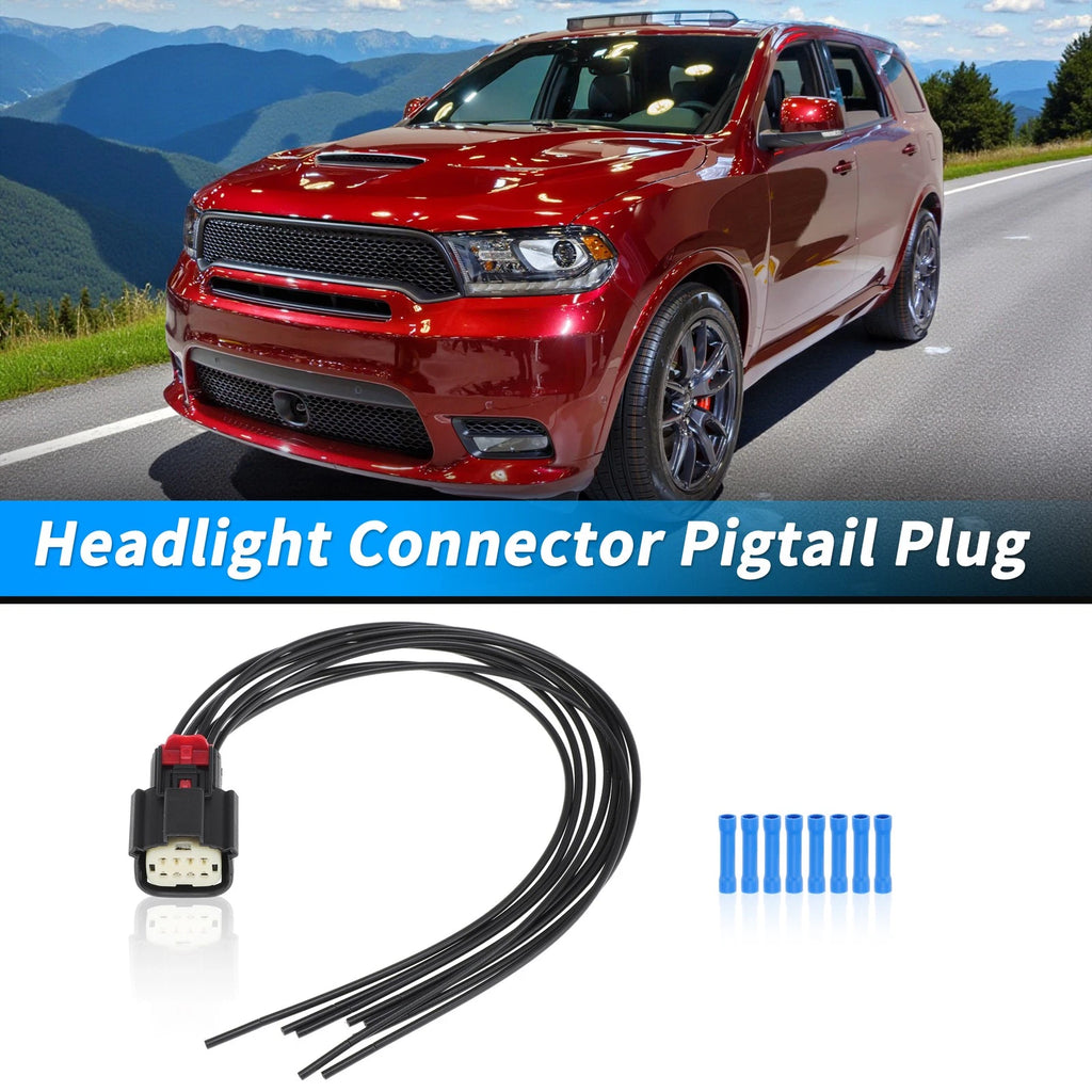 LED 8-Wire Headlight Connector for Dodge Durango (2021–2022)