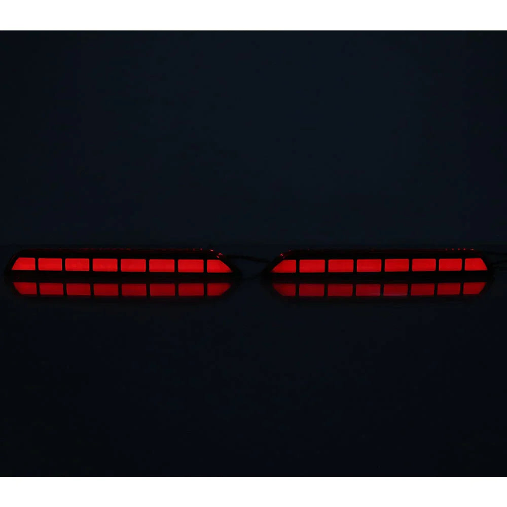 Red LED Bumper Reflector Fog Brake Light for Ford Explorer (2020–2024)
