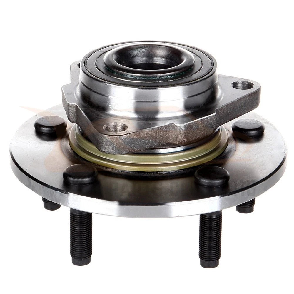 Set of 2 Front Control Arm Kits & Wheel Hub Bearings for Dodge Ram 1500 (2002–2005)