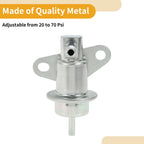 Fuel Pressure Regulator for Mitsubishi 3000GT (1991–1999) No.MD322989 Aluminum Alloy