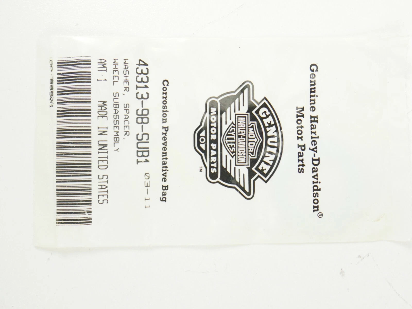 Wheel Washer Spacer for Harley Davidson (43313-98)