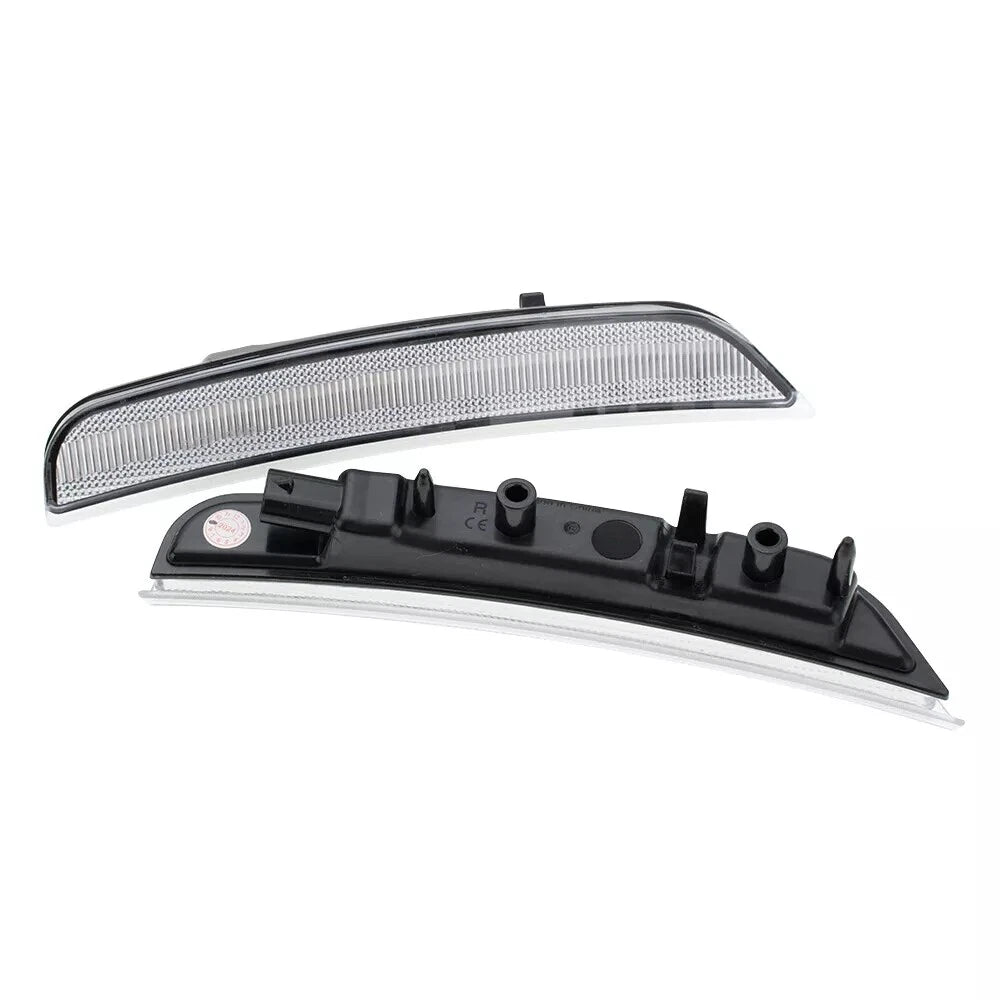 Clear White LED Front Bumper Side Marker Light for Dodge Durango (2021–2026)