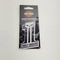 Skull Logo Tin Magnet for Harley-Davidson (Custom Shape, 2.2 x 3.2 inches)