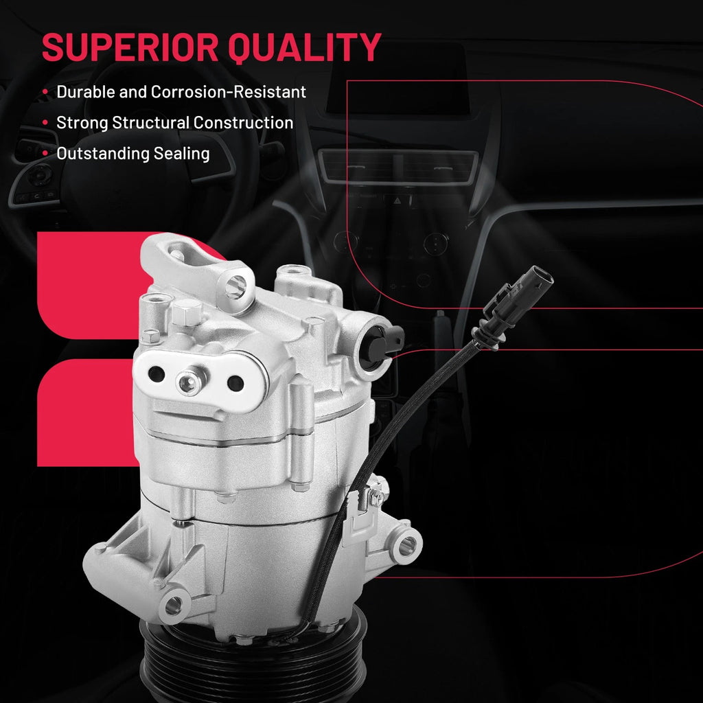 AC Compressor for Chevrolet Cruze 1.8L 2012–2015, 2.0L 2014–2015, 2016 Limited