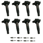 8X Ignition Coils & Spark Plugs for Jaguar XF XJ8 (2008–2015)