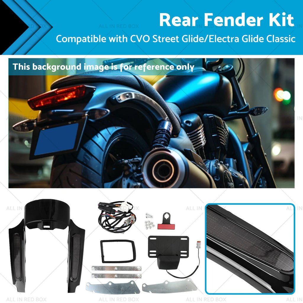Rear Fender LED Light for Harley Touring Electra Road Glide Road King (2009–2013)