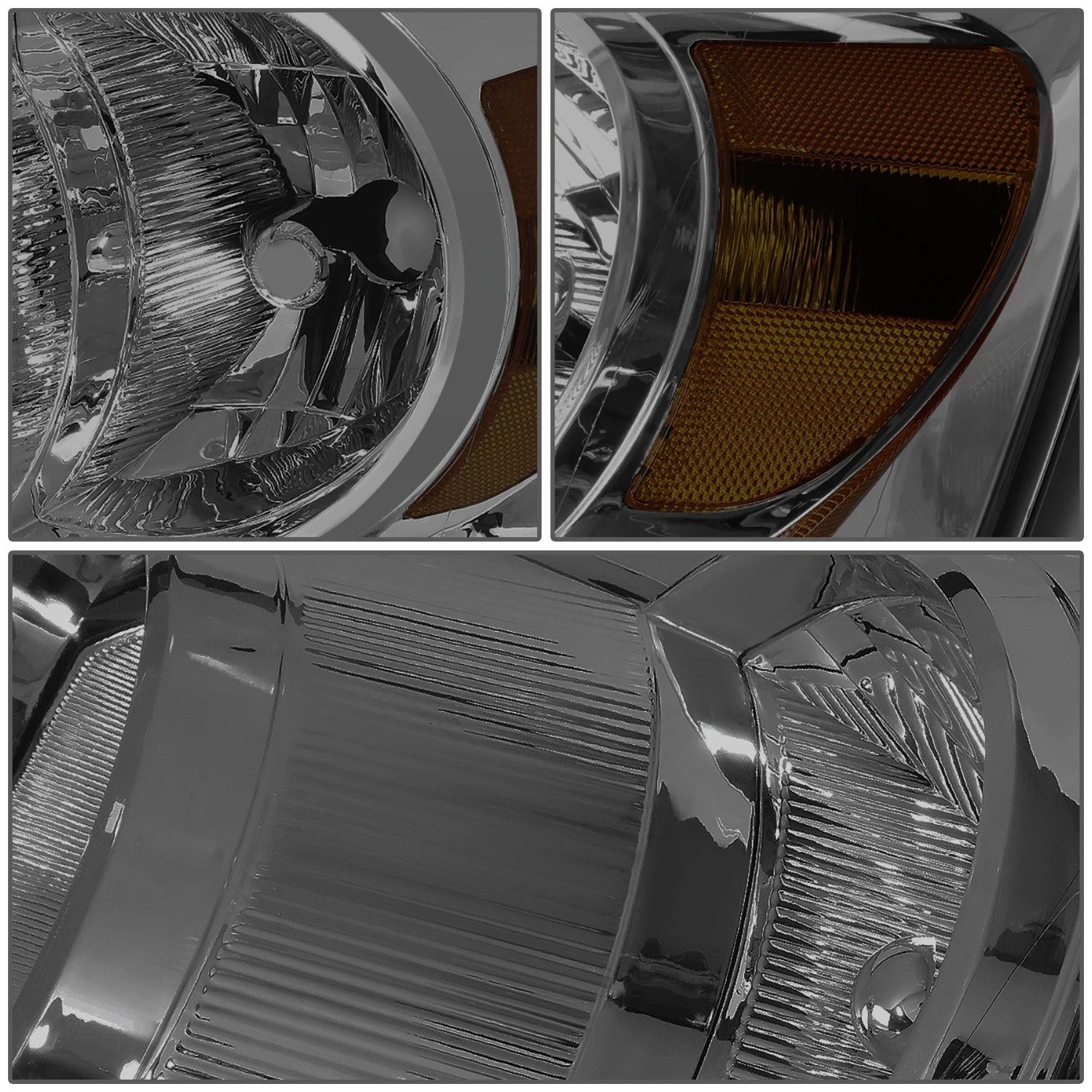Headlight Corner Signal Lamp for Dodge Ram 1500 2500 3500 (2006–2009) Smoked Amber