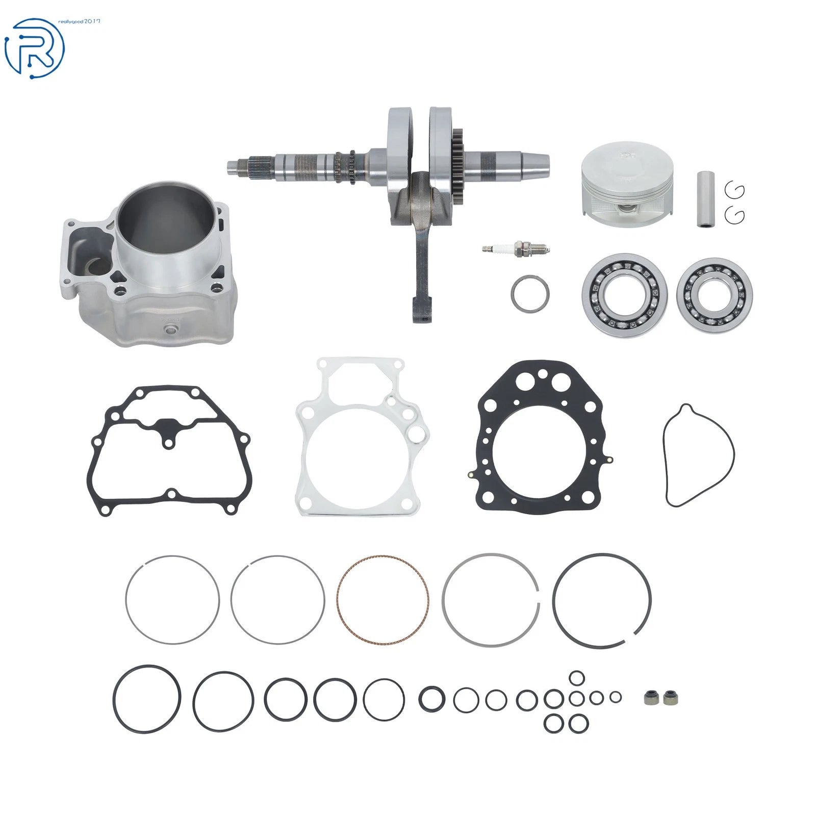 Crankshaft and Piston Rebuild Kit for Honda Foreman Rubicon TRX500 (2014–2019)