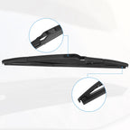 1 Pair 11" Rear Windshield Wiper Blades for Volkswagen Golf 