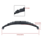 Tandem Trailer Axle Suspension Kit for 7000lbs Trailers (6 Leaves, 3500lbs)