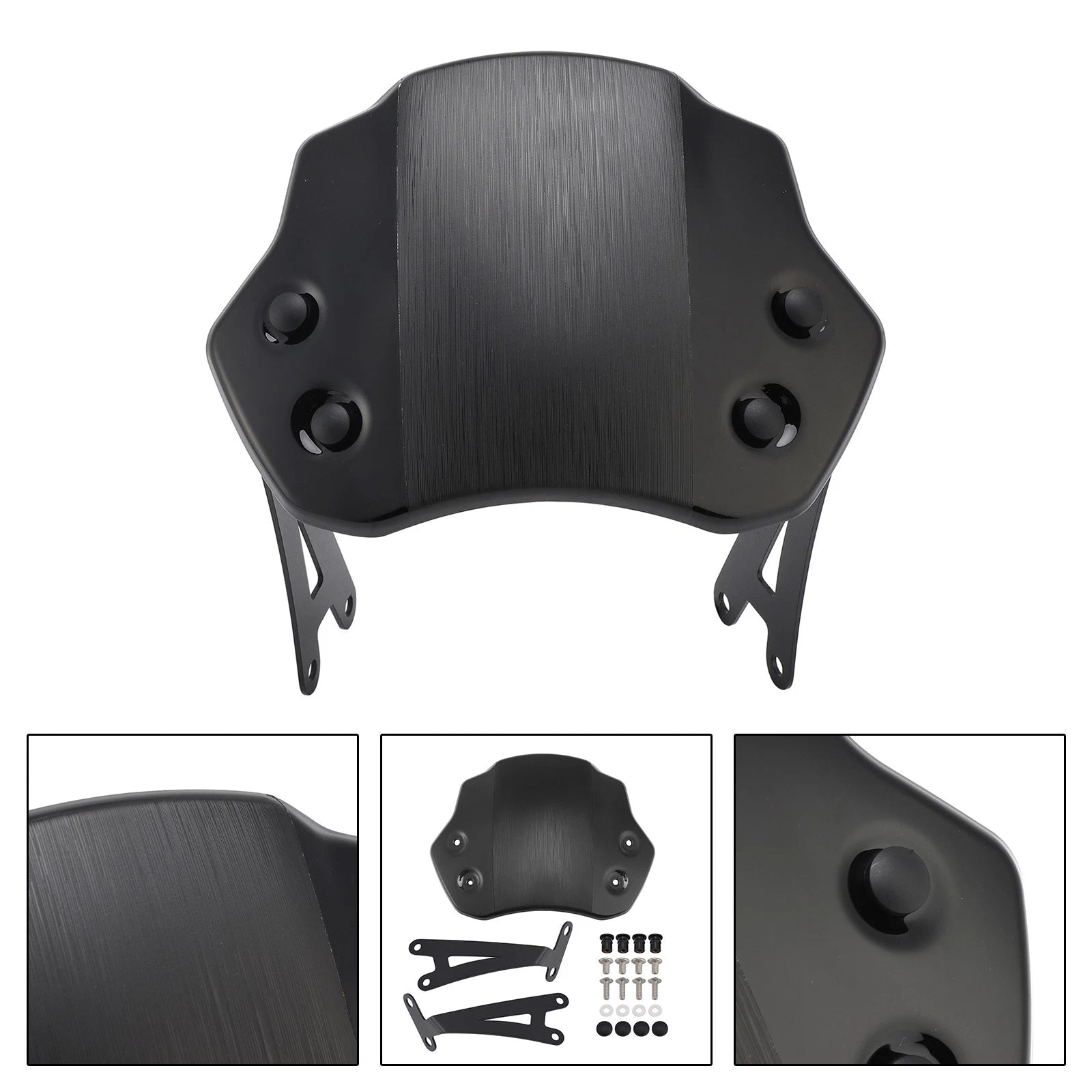 Windshield for Scrambler 400 X (2024–2025) Black