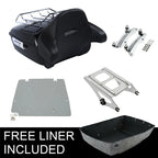 Trunk Pad Chrome Top Rack Mount for Harley Street Road Glide (2014–2026)