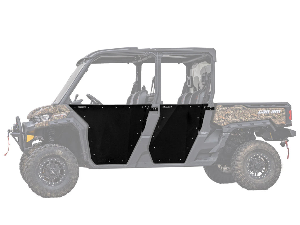 Heavy Duty Aluminum Half Doors for Can-Am Defender MAX HD 8/10 (2018–2023)