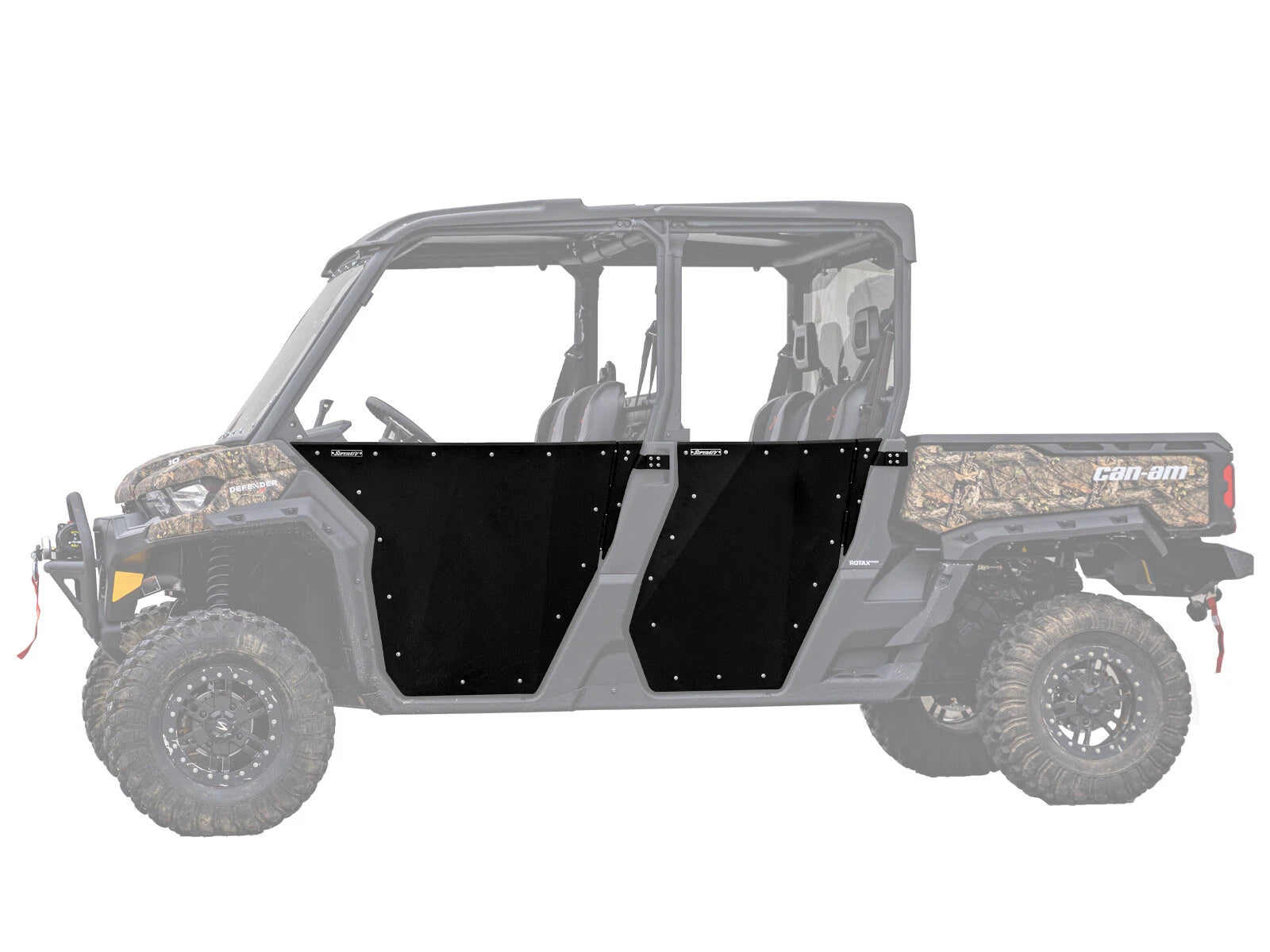 Heavy Duty Aluminum Half Doors for Can-Am Defender MAX HD 8/10 (2018–2023)