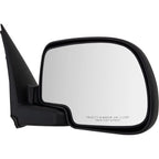 Set of 2 Mirrors for Chevrolet Silverado 1500 (1999–2006) Manual Glass
