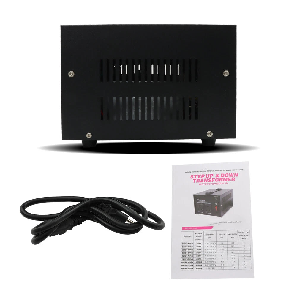 1000W Voltage Converter Transformer for Various Models (110V/220V)