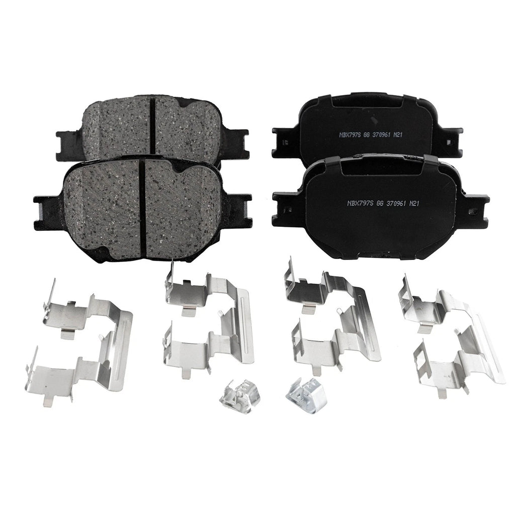 Brake Disc Rotors and Pads Kit for Toyota Celica (2000–2005)
