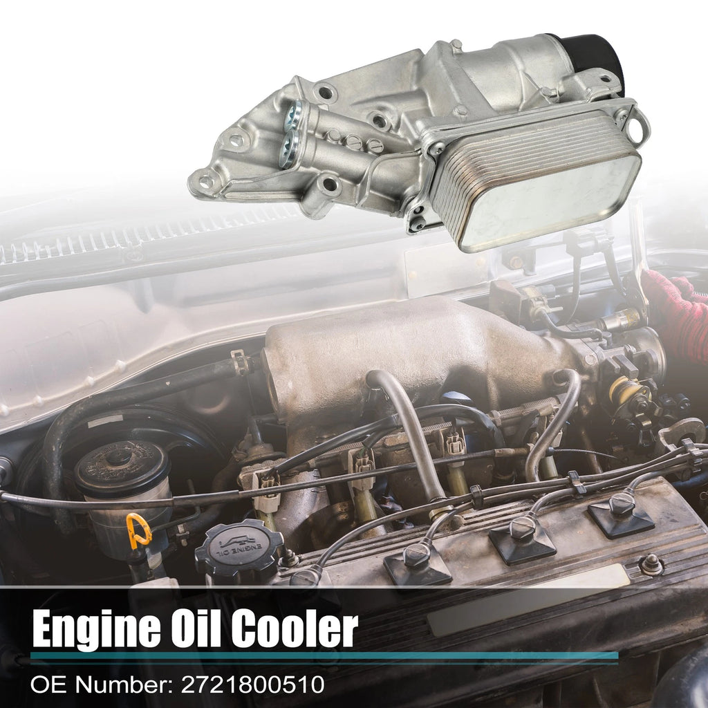 Engine Oil Cooler Housing Assembly for Mercedes-Benz C230 C280 (2006–2009) 2721800510