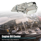 Engine Oil Cooler Housing Assembly for Mercedes-Benz C230 C280 (2006–2009) 2721800510