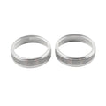 Silver AC Air Switch Ring Cover Trim for Lexus NX250 350h 450h (2022–2024)