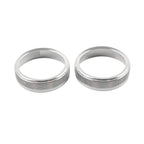 Silver AC Air Switch Ring Cover Trim for Lexus NX250 350h 450h (2022–2024)