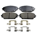Set of 4 Akebono ProACT Front Ceramic Brake Pads for Mazda 3 Sport CX-3 (2014–2020)
