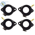Set of 4 Carburetor Intake Manifold Rubber Boots for Kawasaki Z1 KZ900 KZ1000 (1973–1980)