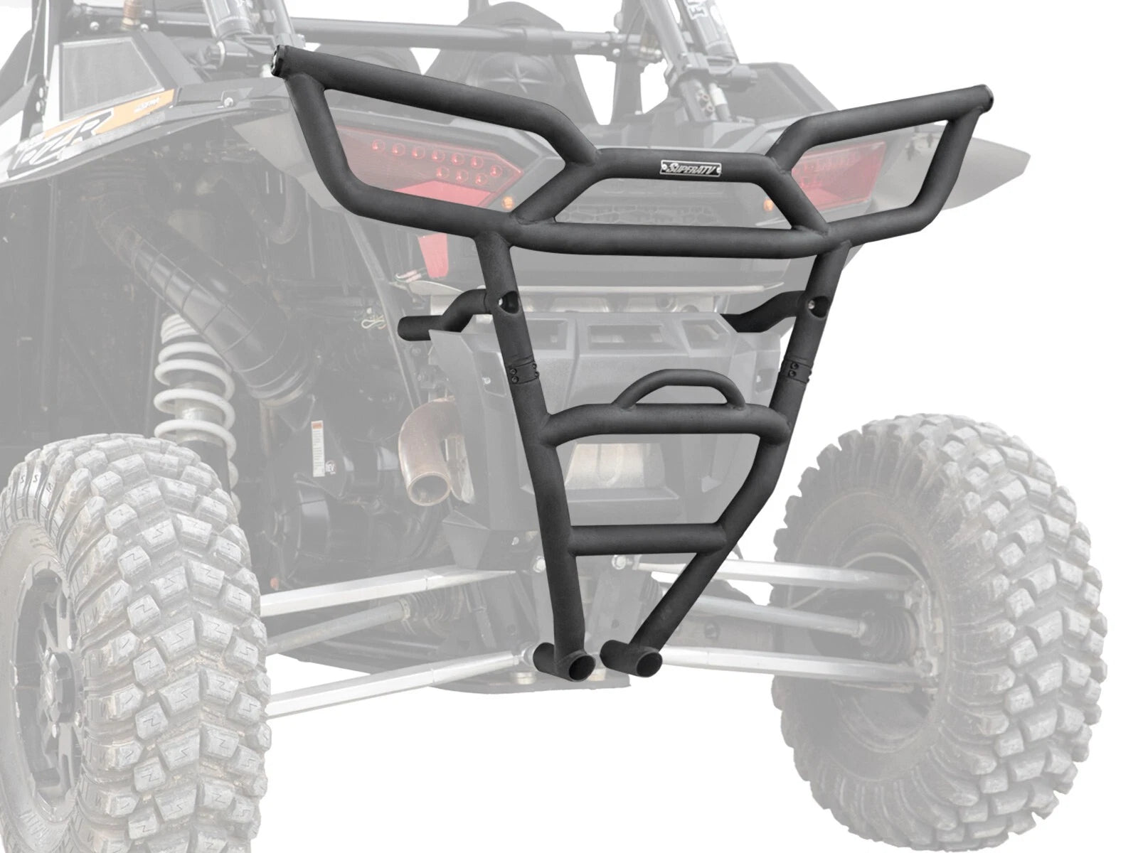 Heavy Duty Rear Bumper for Polaris RZR XP 1000 (2014–2017) - Black