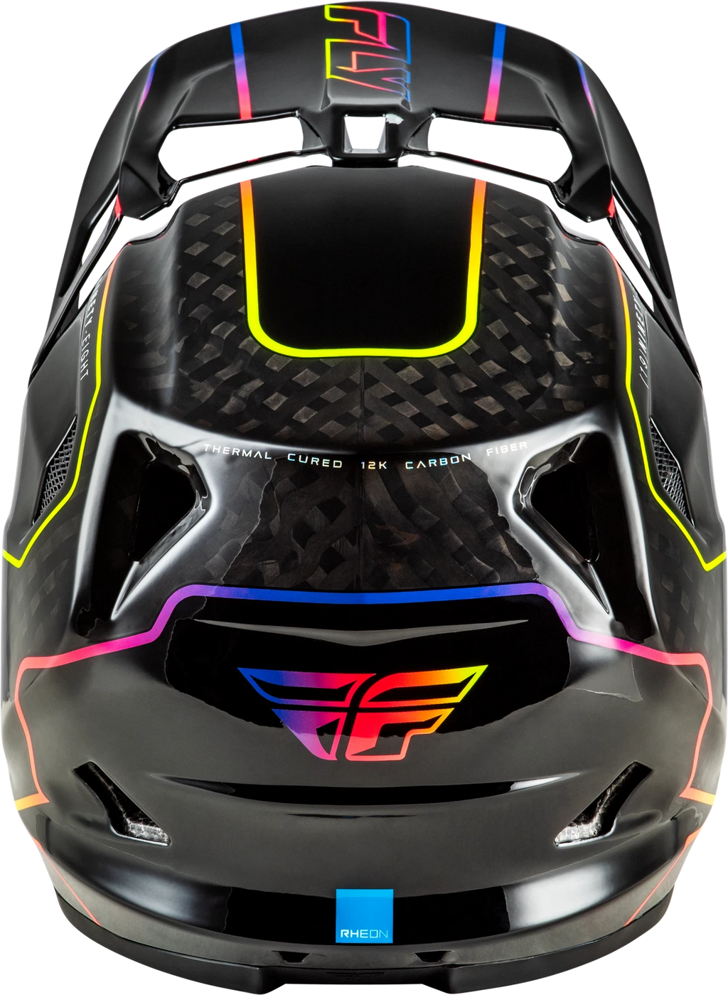 Fly Racing Werx R Flow Carbon Helmet for (X-Large, Black)