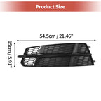 1pc Fog Light Grill for Audi A6 C7 S-Line (2012–2018) No. 4G0807681AN Black