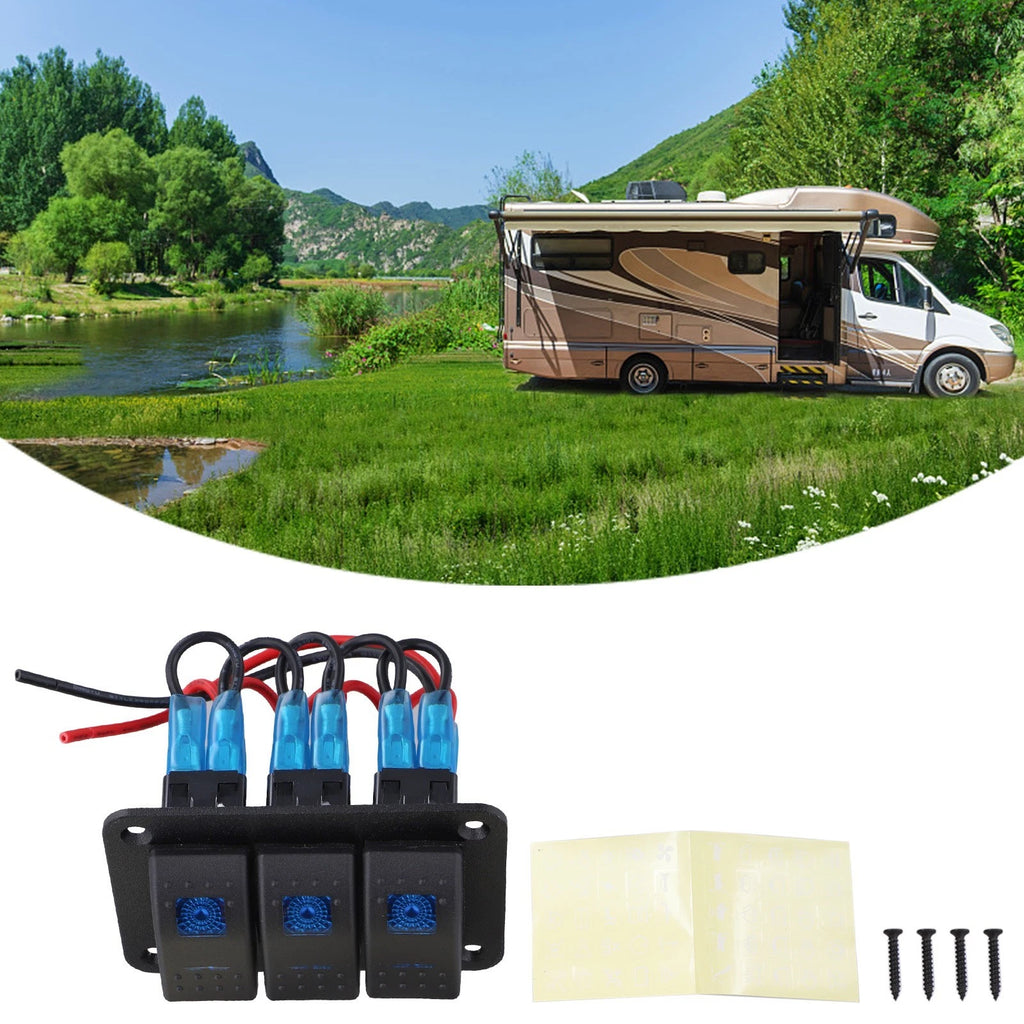 Illuminated Switch Panel for Automotive and Marine
