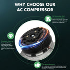 A/C Compressor for Volvo S40 V40 C70 (2000–2004)