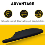Door Panel Armrest Set for Honda Accord Coupe (2008-2012) Black Leather