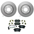 Hella Rear Rotors Low-Met Disc Brake Pad Kit for Audi A6 Quattro (2012–2013)