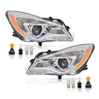 Set of 2 Halogen Projector Headlights for Buick Regal (2014–2017)