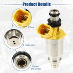 Set of 4 Fuel Injector Nozzles for Toyota Celica 2.2L (1990–1992) 23209-74040