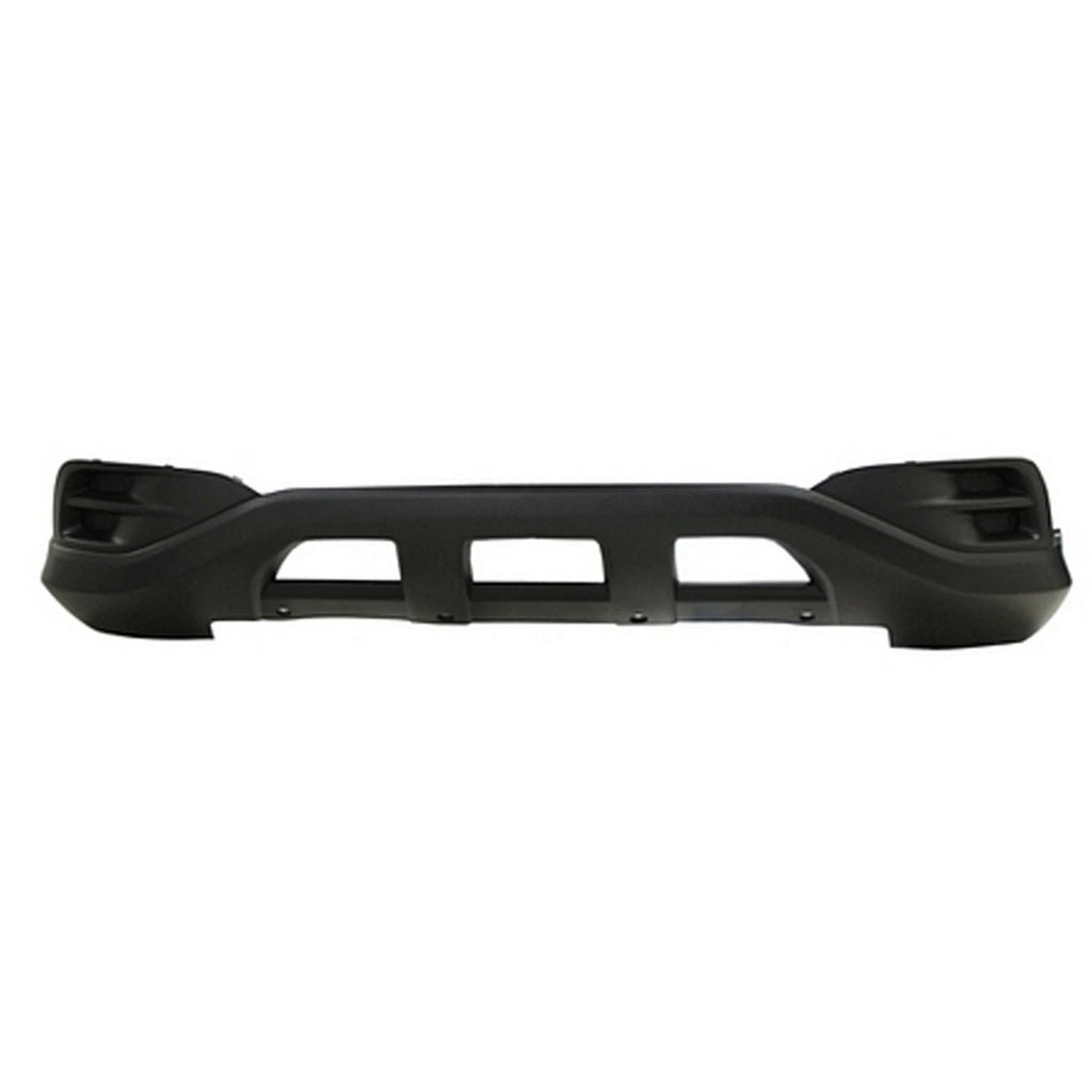 Replacement Black Textured Front Lower Bumper Cover w/o Fog Holes