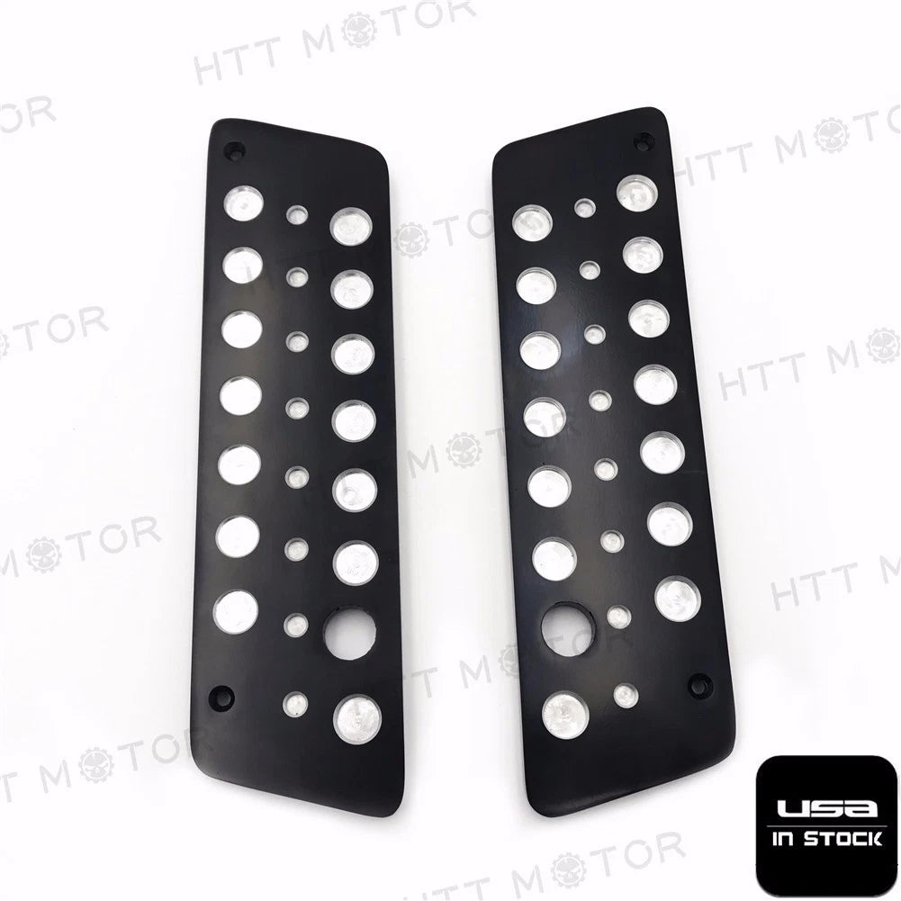 Bubble Saddlebag Latch Cover Set for Harley FLHR Road King (1994–2013)