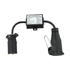 7Way Plug European 13Pin Round Trailer Light-Converter for US Vehicle
