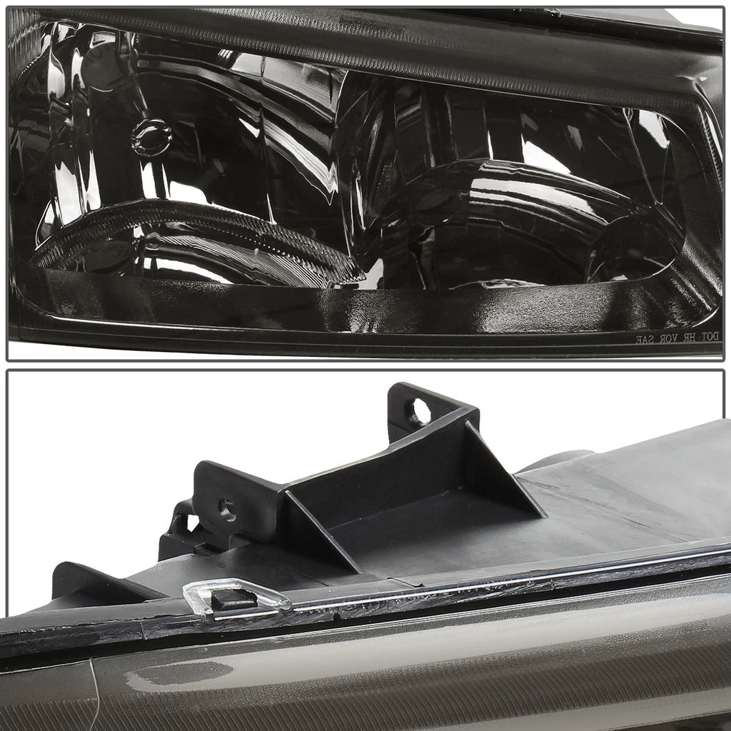 Smoked/Amber Signal Upper Headlight Lamps for Chevy Silverado (2003–2006)