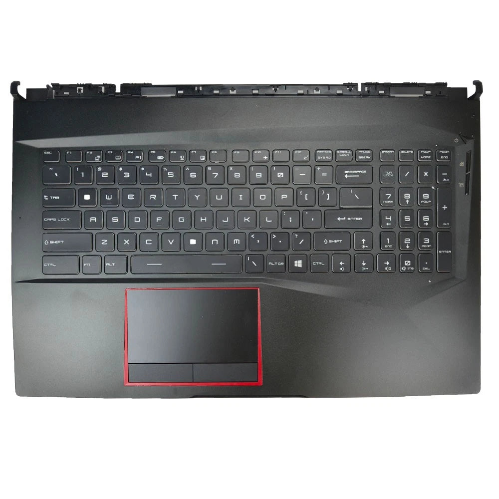 Black Palmrest Full Color Backlit Keyboard 3077E2C213Y for MSI GE75 (2019–2021)