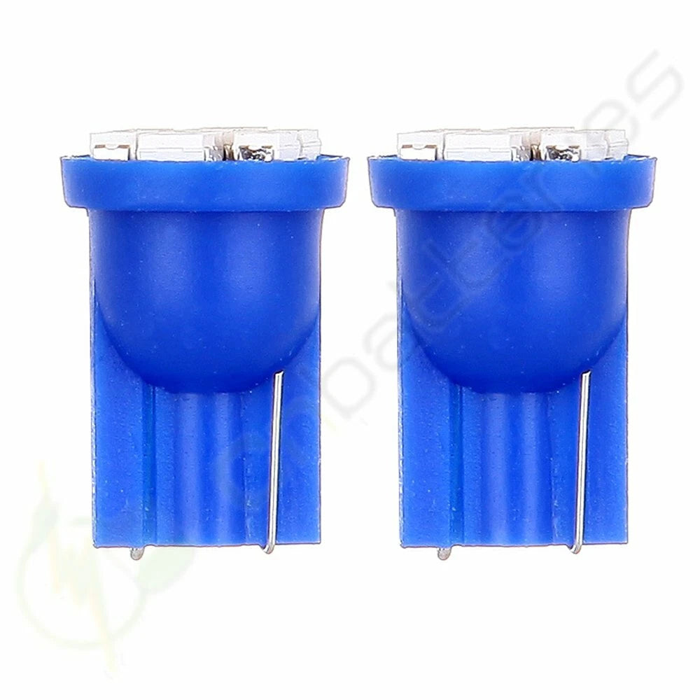 Set of 5 T10 Blue 8-3020-Epistar SMD LED License Plate Lights Bulbs